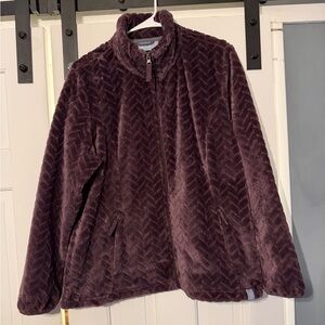 Free Country Deep Purple Fleece Jacket